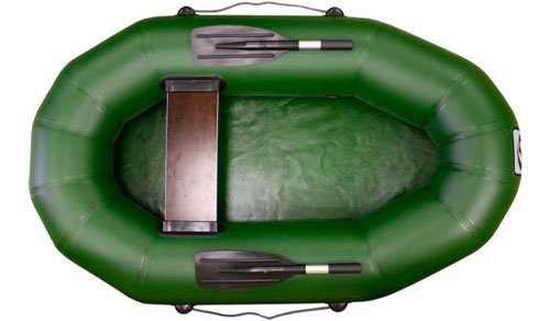 Лодка Фрегат  М- 1 л/т зел.(2,0) 7,2кг/2отсека/1чел/гребная/150кг/46х1,44/750г/м бал.29см Россия фото